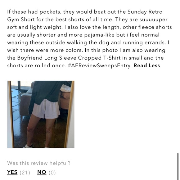 NWOT OFFLINE By Aerie OTT Fleece Short in True Black Sz S - Picture 9 of 16